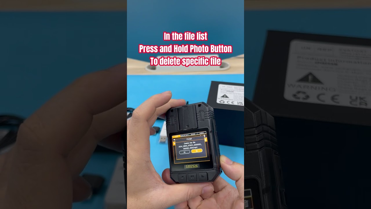 SPIKECAM S3 Body Camera User Guide