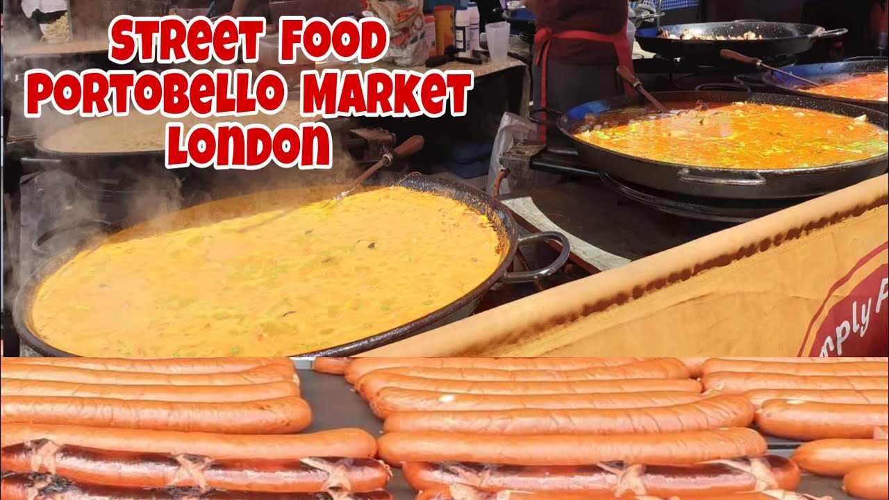 Best Street Food At Portobello Market in London