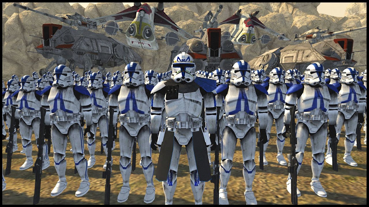 The 501st Clone Trooper Legion - Men of War: Star Wars Mod Battle Simulator