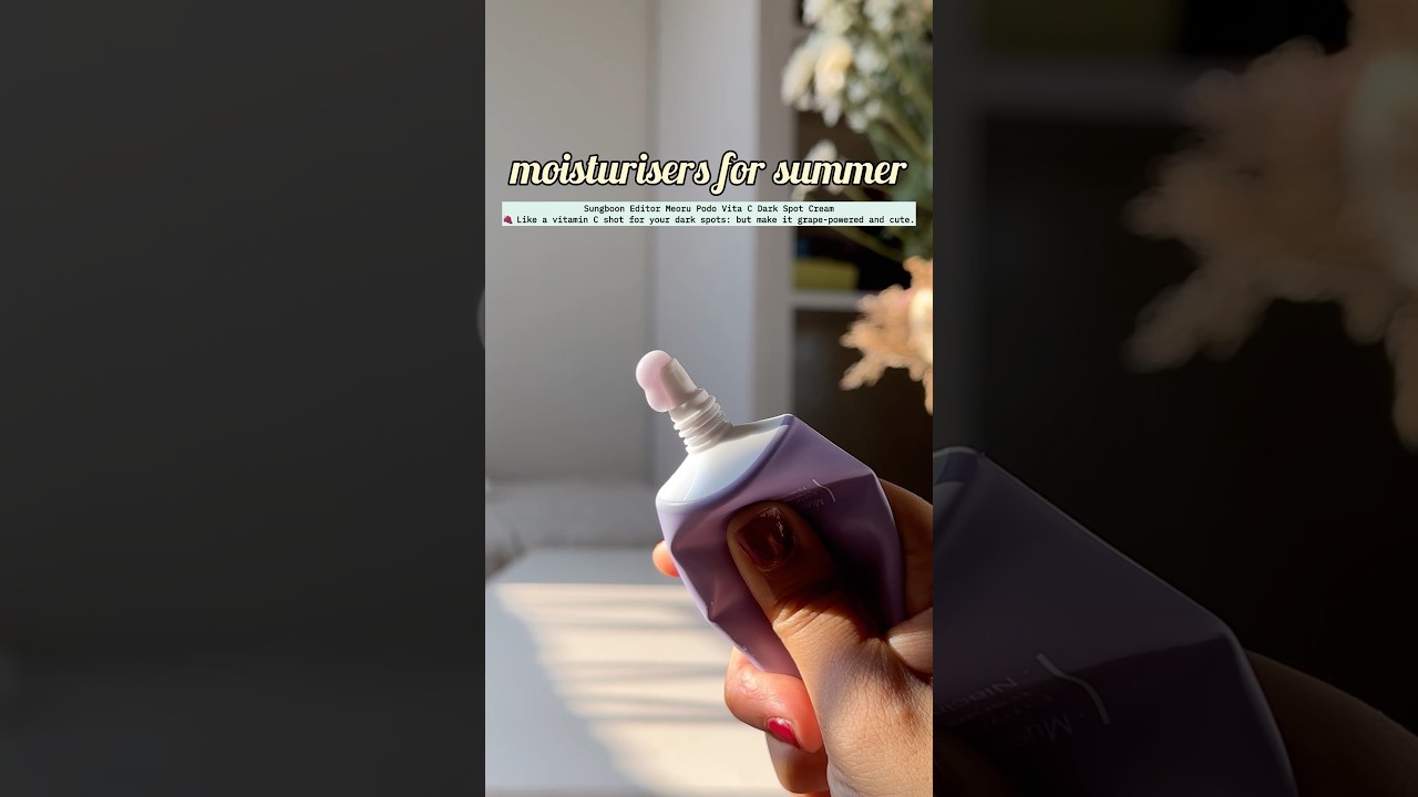 7 moisturisers for summer available in India❤️ #skincare #shorts