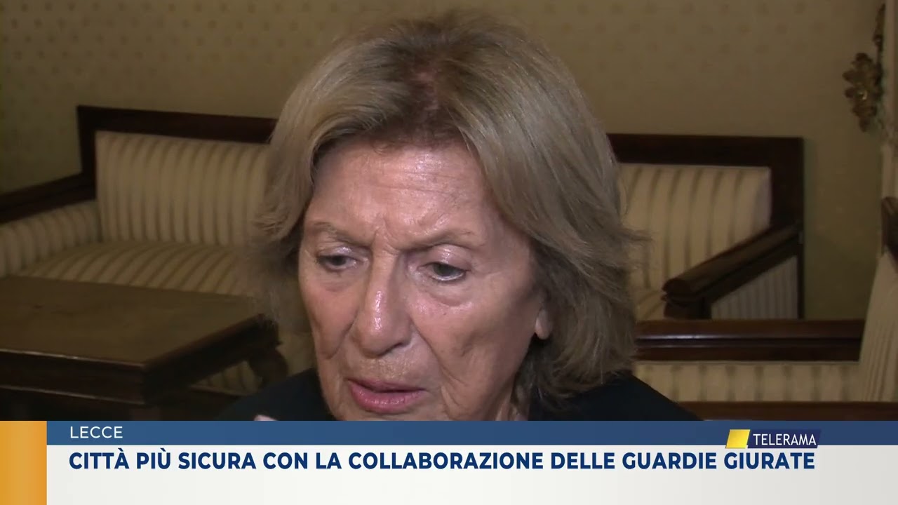 città più sicura con la collaborazione delle guardie giurate