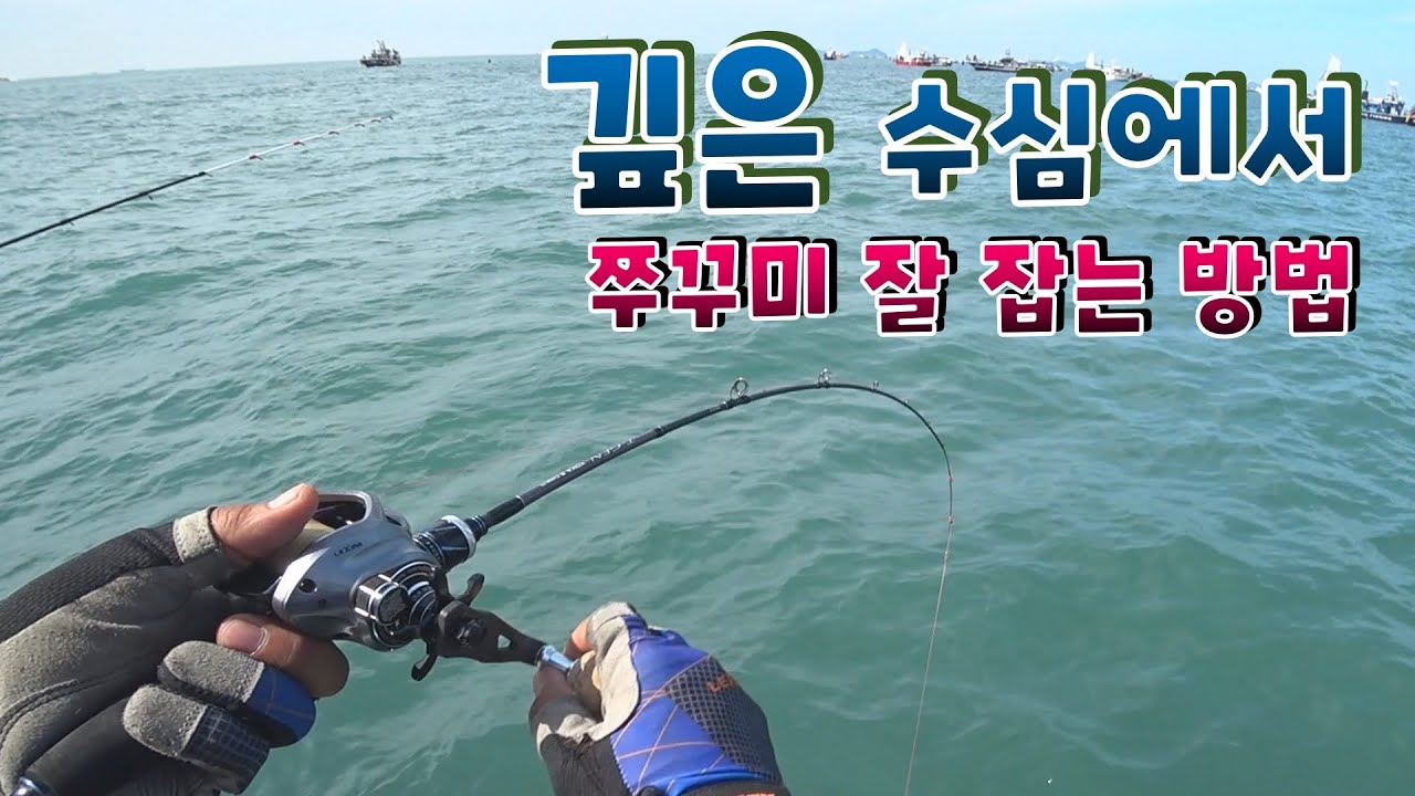 당신이 몰랐던 깊은 수심 쭈꾸미 공략법.