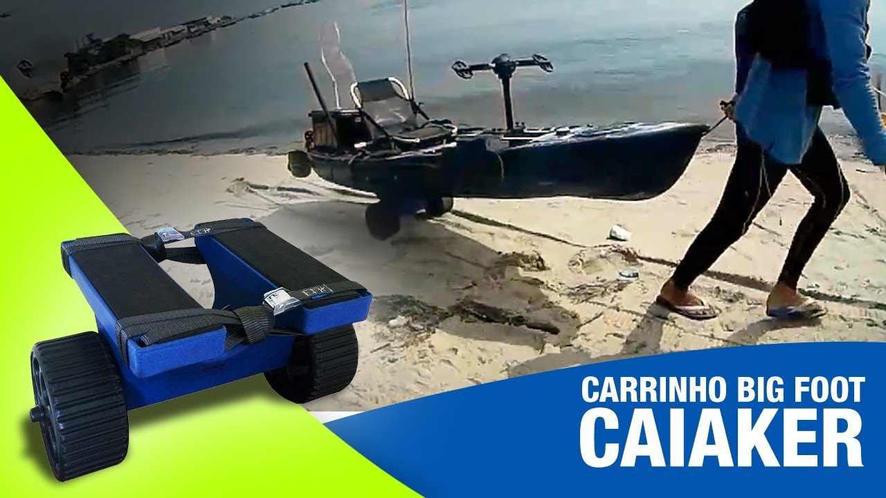 Carrinho universal para transportar o caiaque - CAIAKER BIG FOOT