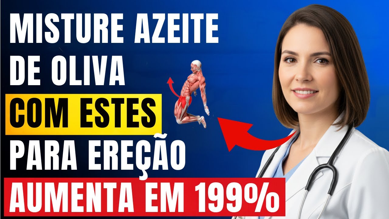 Urólogo revela: misture azeite com isto antes de dormir e aumente a testosterona após os 50