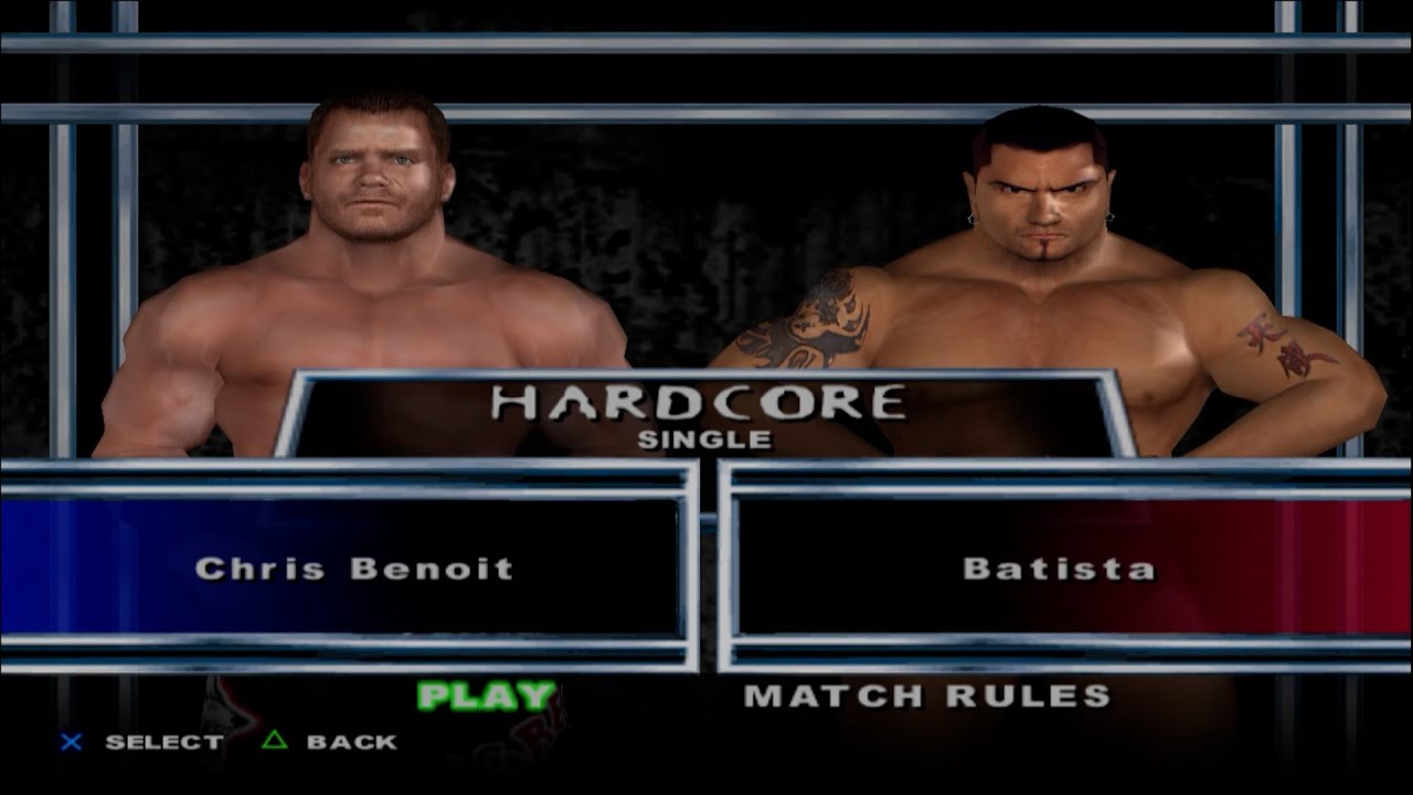 WWE SmackDown! Here Comes the Pain - Chris Benoit VS Batista