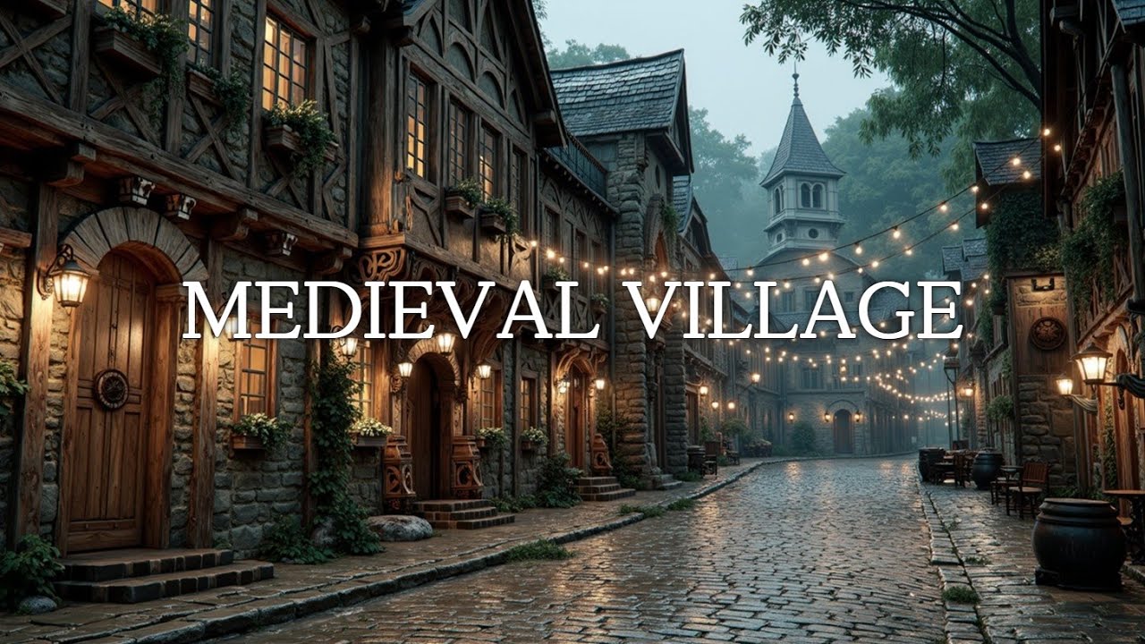 Medieval Village Music ~ Enchanting Medieval Folk Background Music for Relaxation