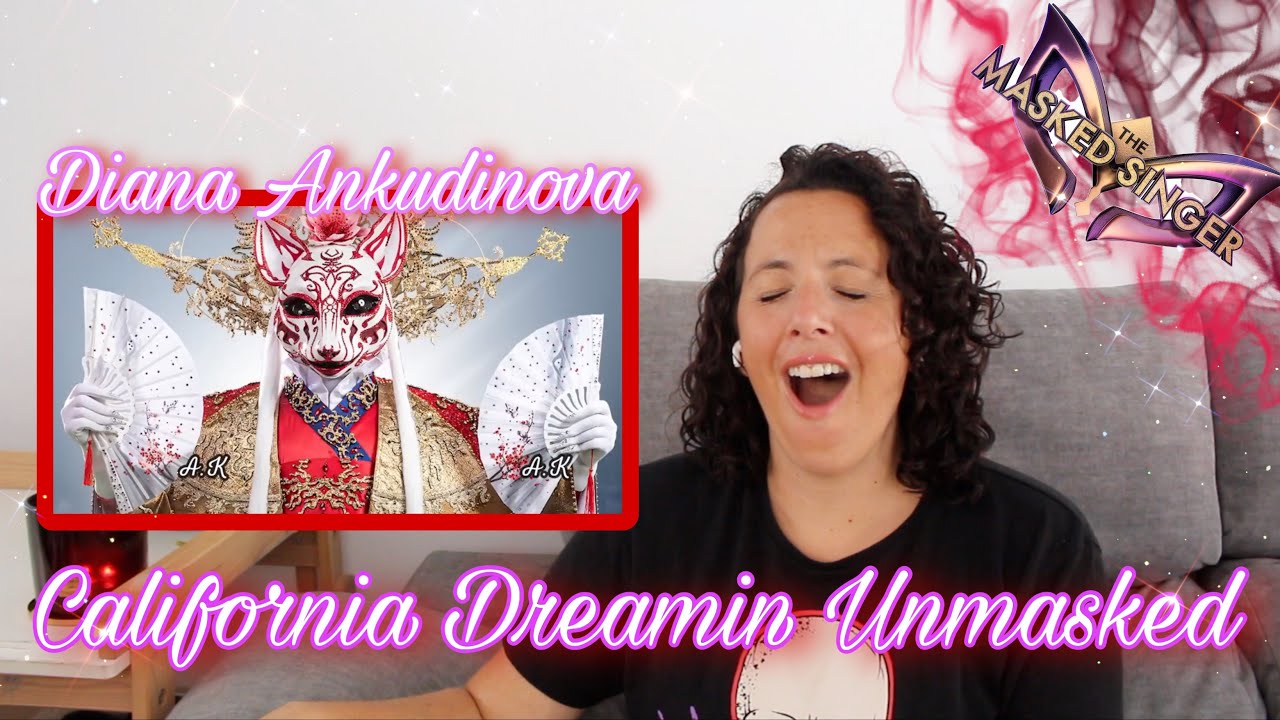 DIANA ANKUDINOVA | California Dreamin Unmasked - Masked singer show | REACTION 😍