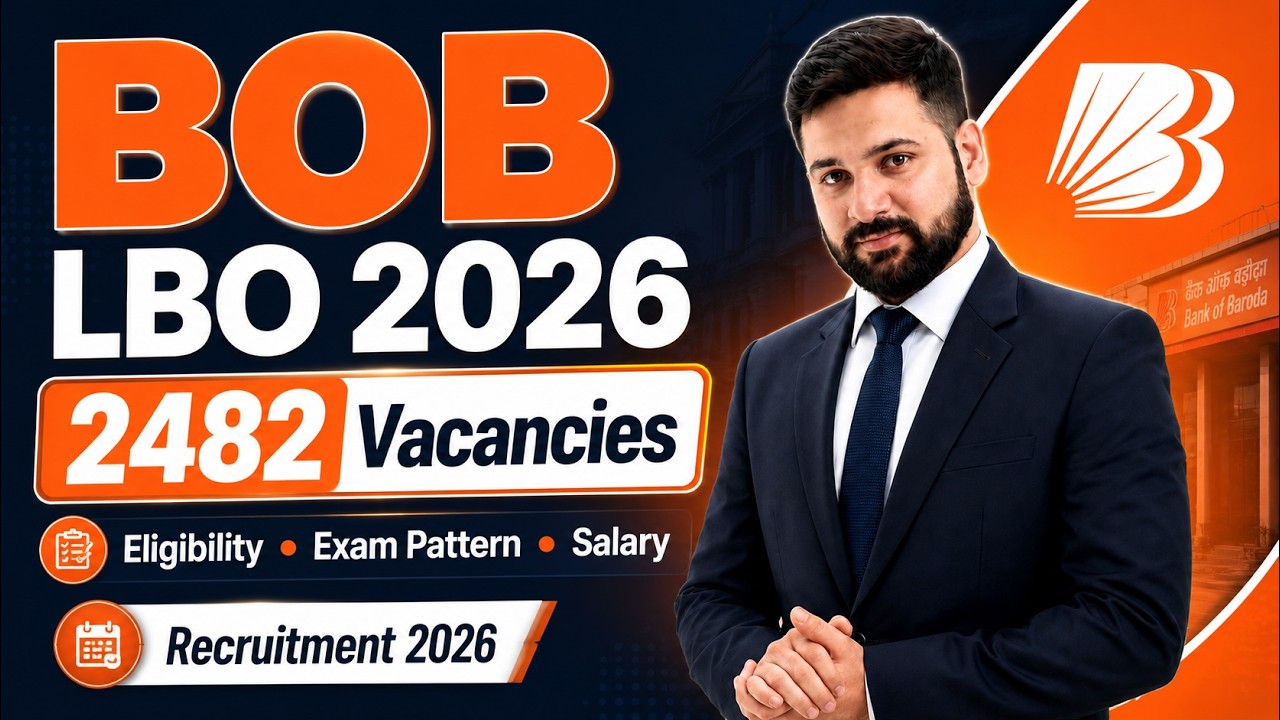 BOB LBO Recruitment 2026 | 2482 Vacancies | Eligibility, Exam Pattern, Salary & Selection