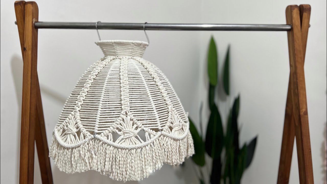How To Make A Macrame Lamp Shade?_ Step By Step Tutorial