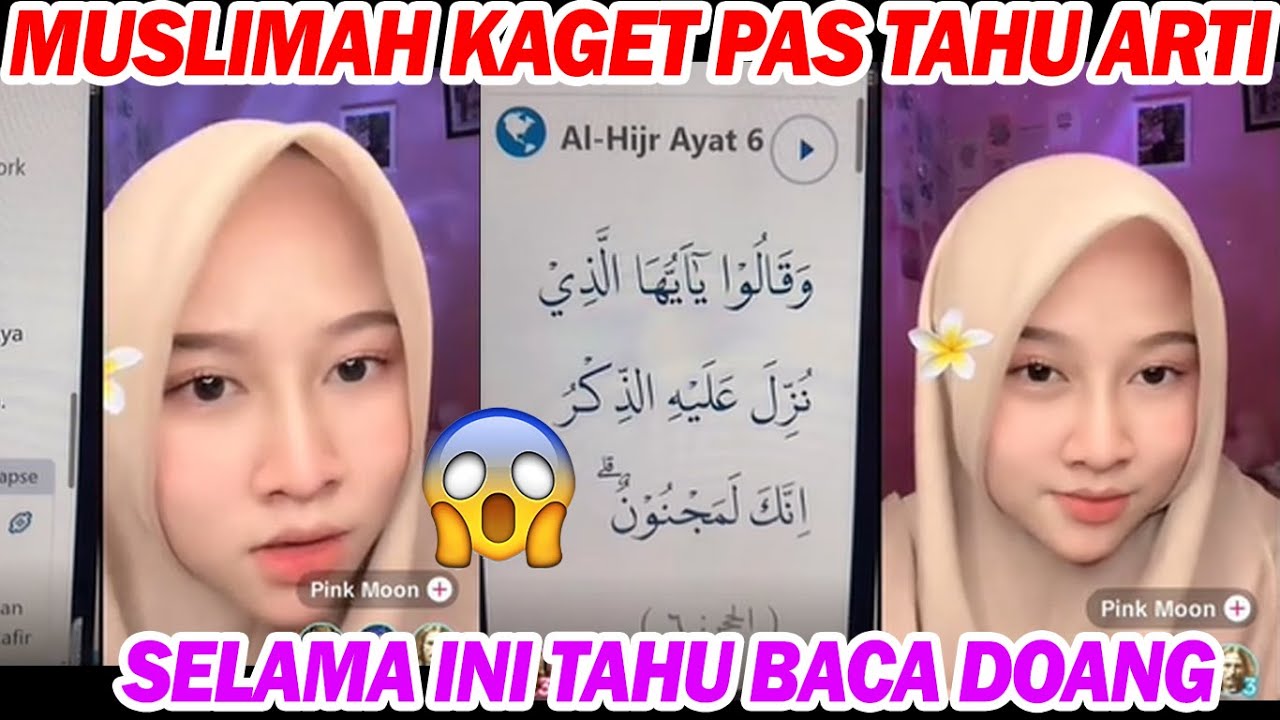 MUSLIMAH KAGET BACA ARTI KITABNYA 😱 