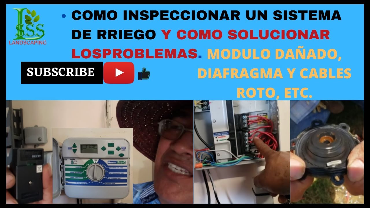 HUNTER PRO-C. SOLUCION A LOS PROBLEMAS DE RIEGO. MODULO DAÑADO, DIAFRAGMA Y CABLES ROTO, ETC.