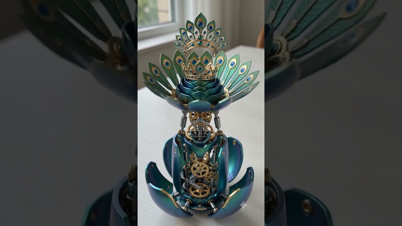 🦚 MOHINI #mechanicaltoy #aianimation #asmr