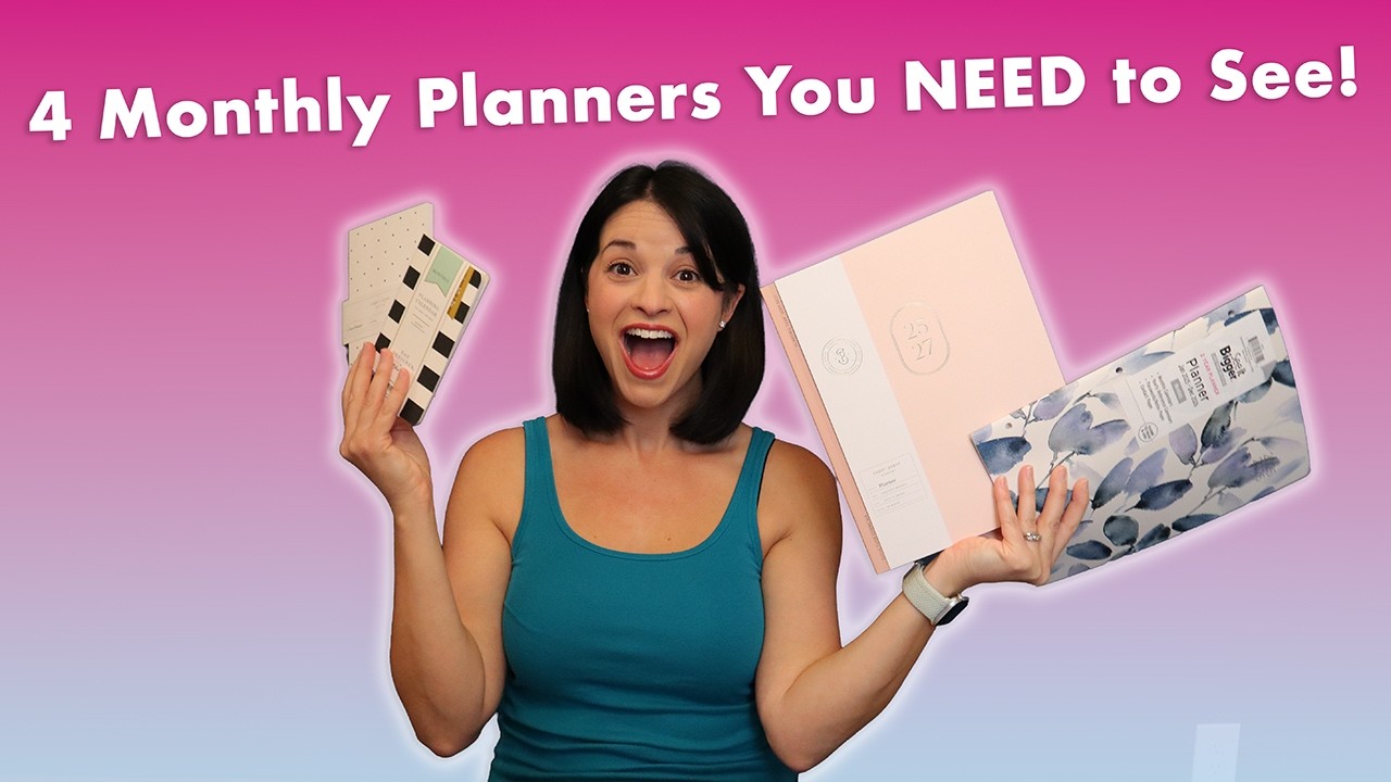 4 Monthly Planners Compared! Sugar Paper, Day Designer & See It Bigger