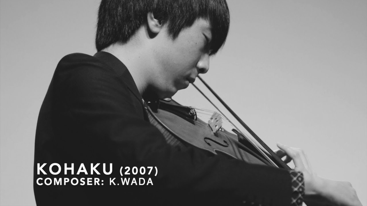 Kaoru Wada | Kohaku, for solo violin (2007)