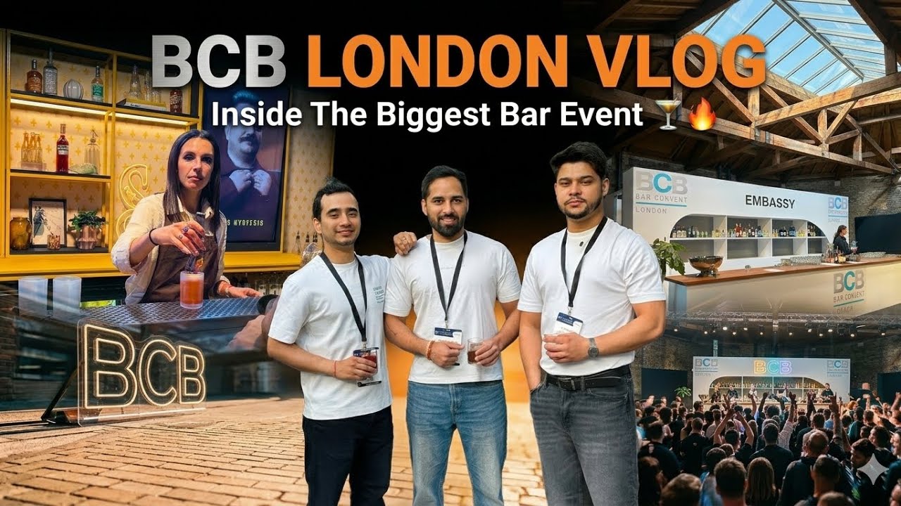 BCB London Vlog 🍸🔥 | Inside Bar Convent Berlin Event 2026 #bcb #londonbars #thebillyhills 