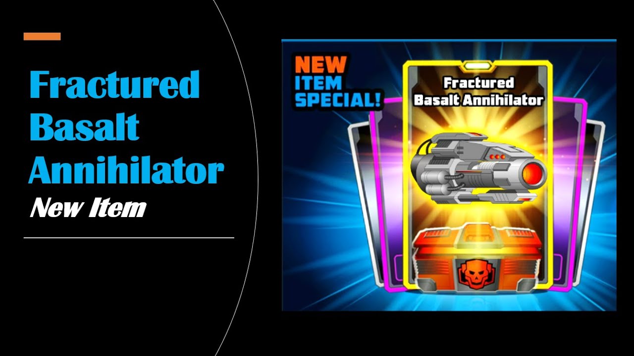 Fractured Basalt Annihilator | New Item Special | SuperMechs