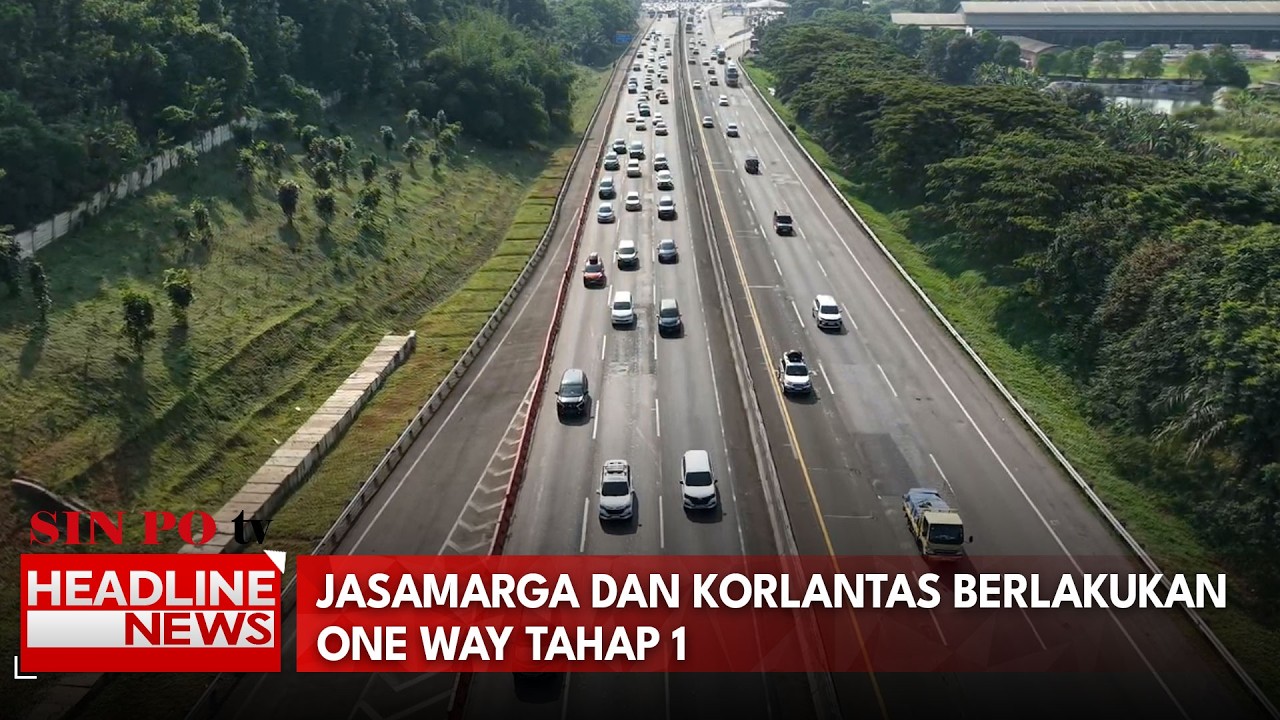 Jasamarga Dan Korlantas Berlakukan One Way Tahap 1