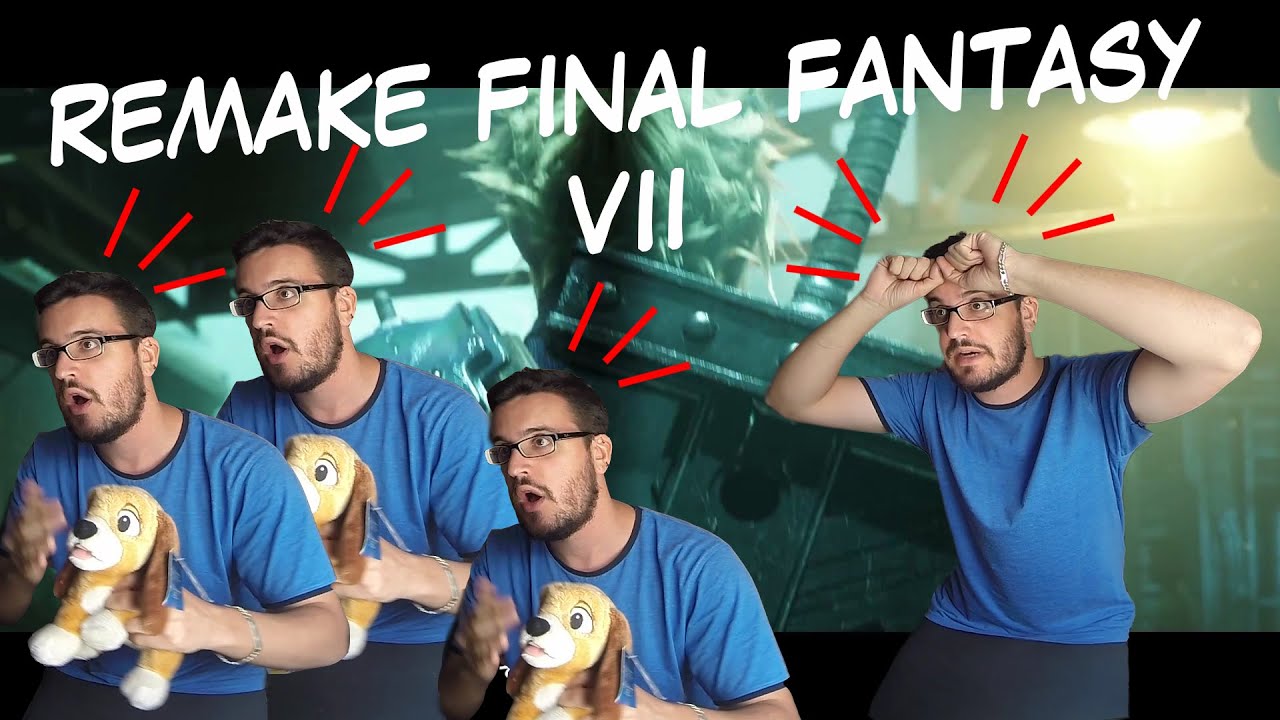FINAL FANTASY VII REMAKE PS4 E3// REACTION