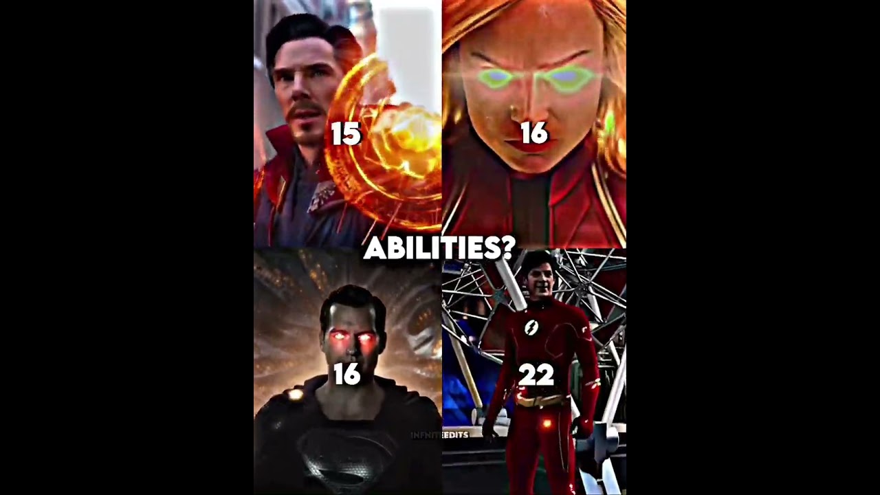 Marvel vs DC (Part 4) || Doctor Strange & Captain Marvel vs Superman & The Flash