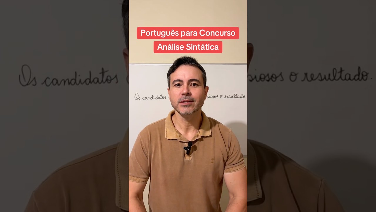 Exercícios de análise sintática 