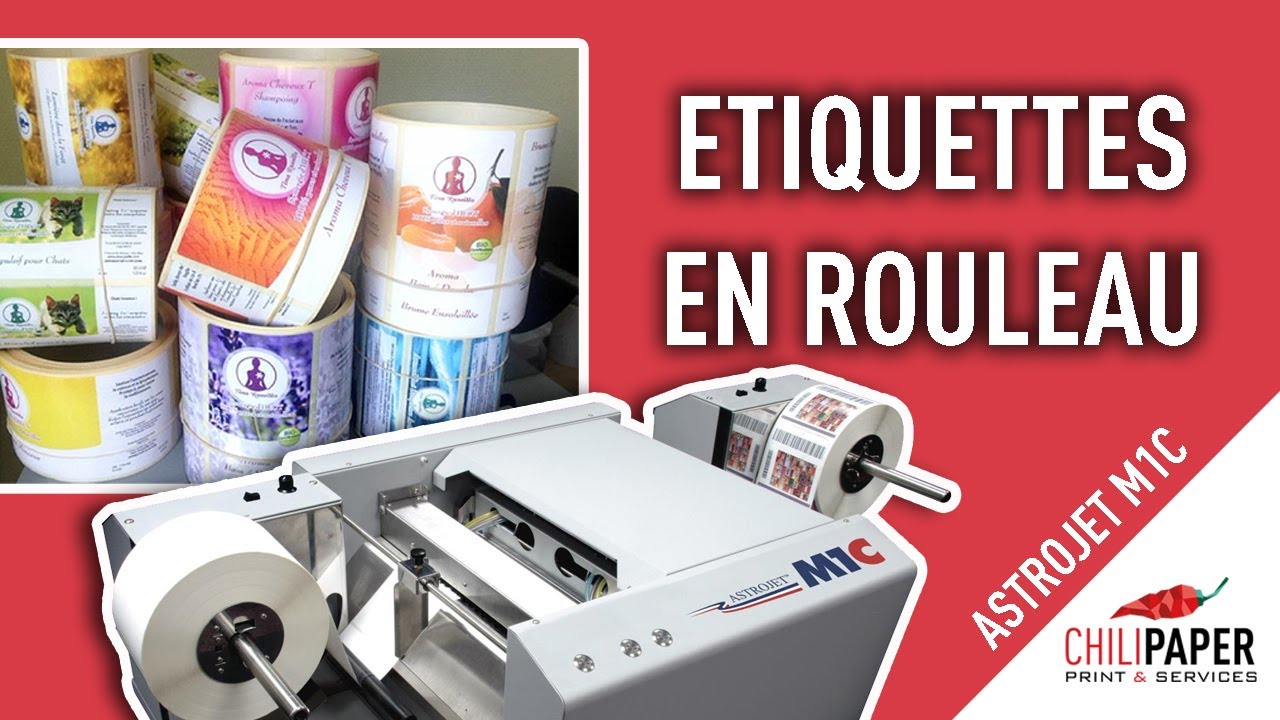 Etiquettes en rouleau