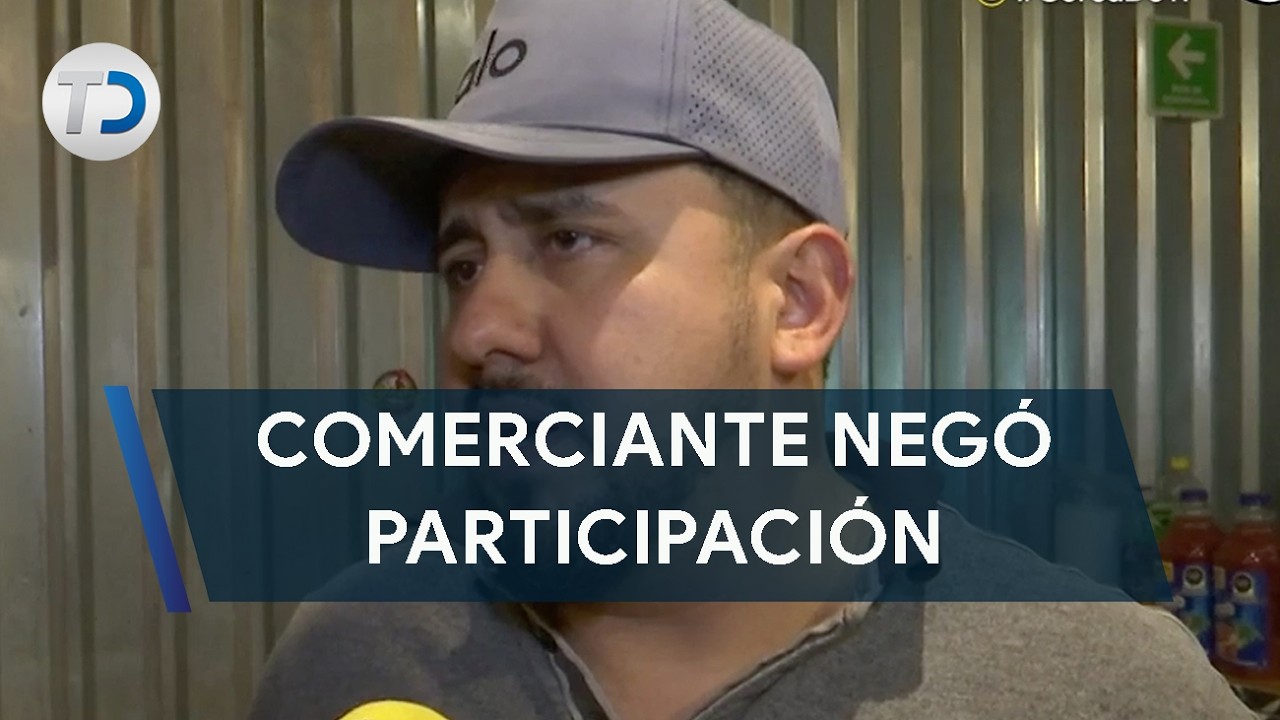 Comerciante grabó agresión; negó participación en pelea
