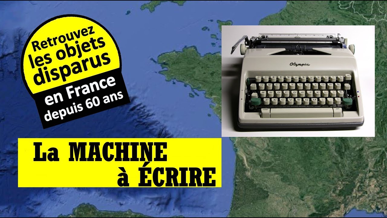 LA MACHINE A ECRIRE DISPARUE EN 2011. OBJETS, PRODUITS, MARQUES, RETRO DISPARUS N°19
