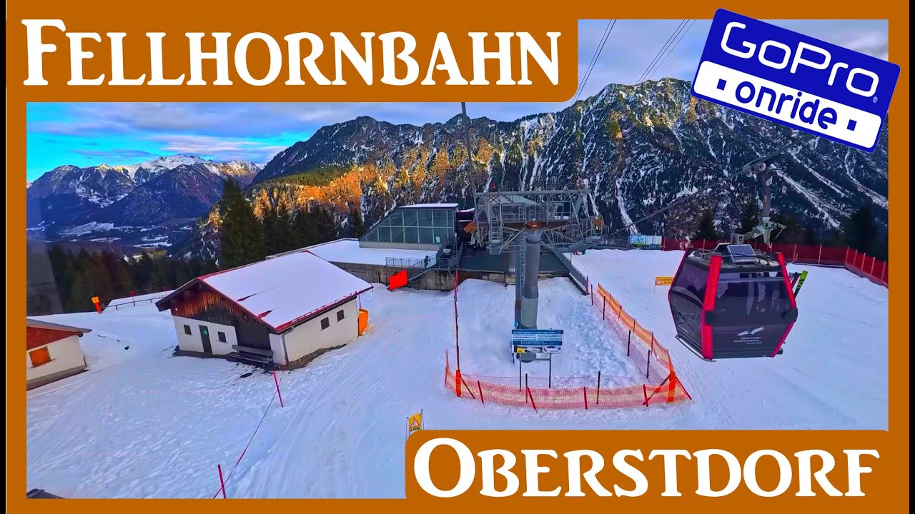 FELLHORNBAHN im OBERSTDORF Bergbahn ONRIDE GoPro
