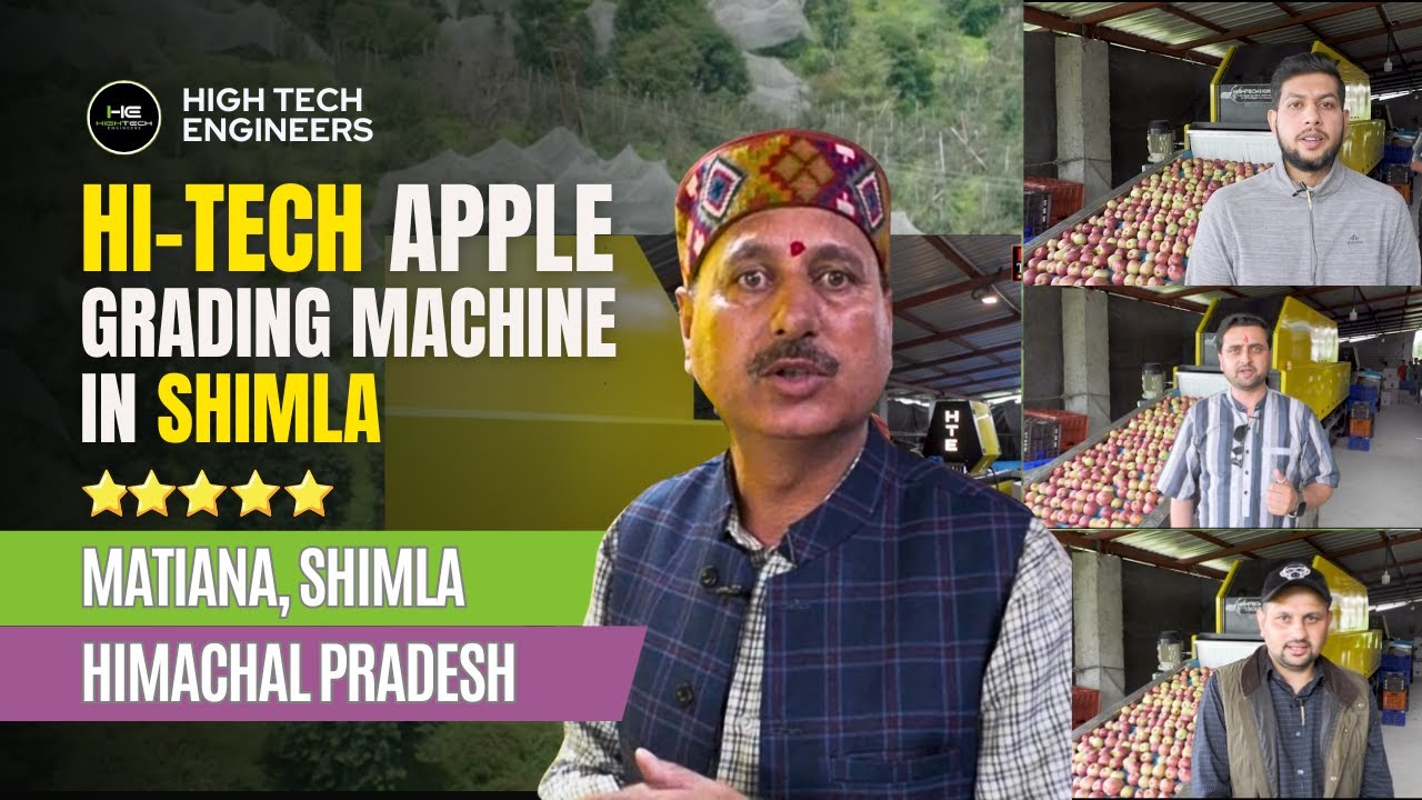 🍎 Revolutionising Apple Farming: Hi-Tech Grading Machine Transforms Matiana, Shimla! (Live)