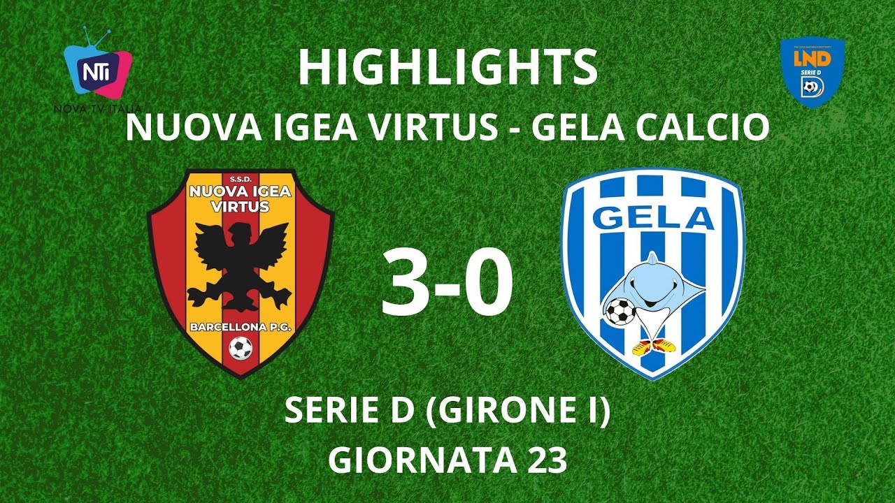 HIGHLIGHTS: Nuova Igea Virtus 3-0 Gela Calcio