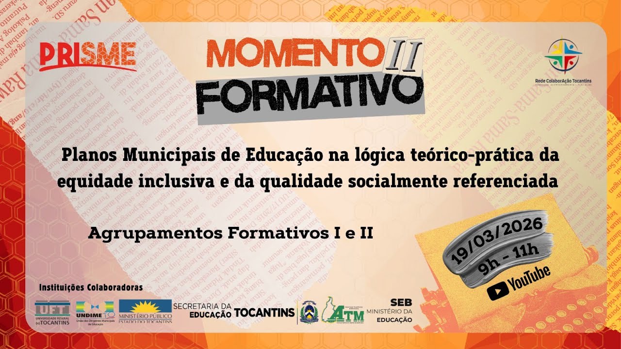 I Webinário PRISME 2026: Planos Municipais de Educação