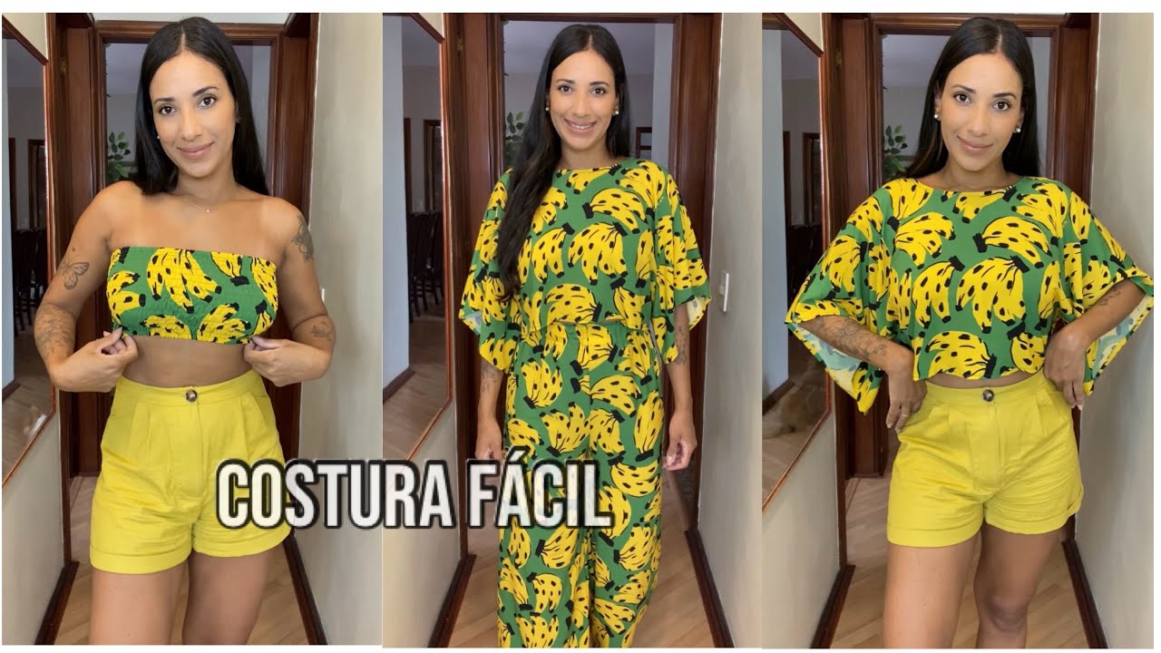Costure calça, Blusa e top! DIY 