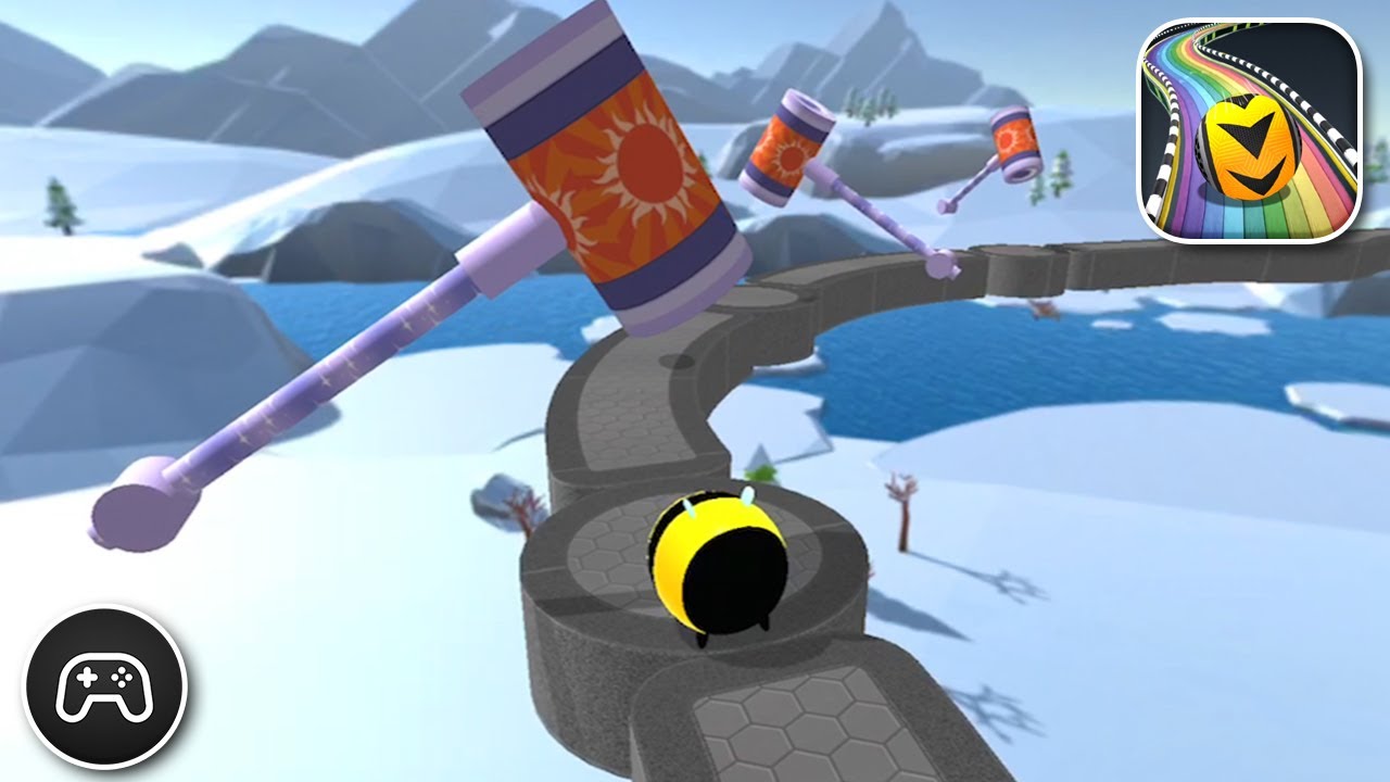 Rolling Balls Master - Gameplay Walkthrough Part 19 - Racing Game Levels 51-54 (iOS, Android)