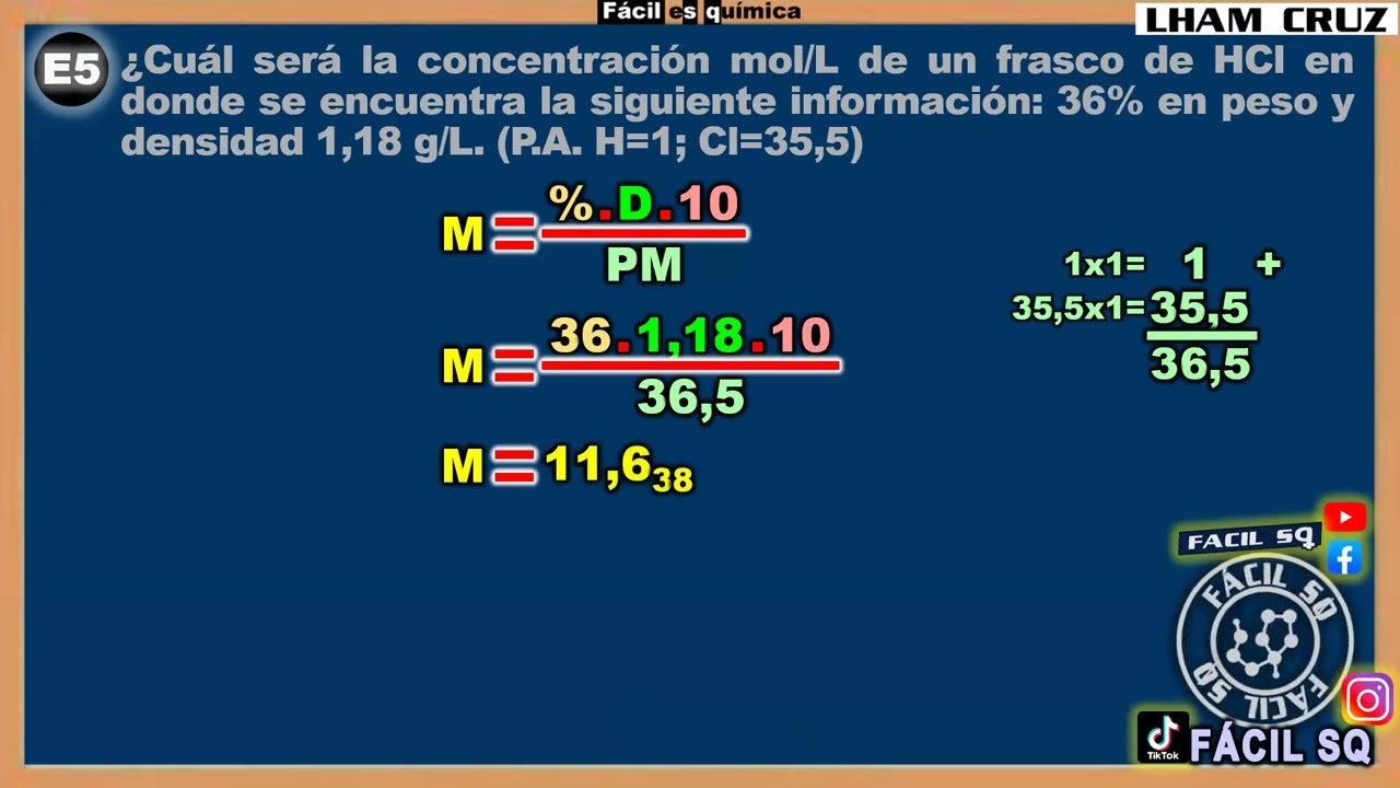 QUIMICA   SOLUCIONES MEZCLAS HOMOGENEAS 7 11 2025