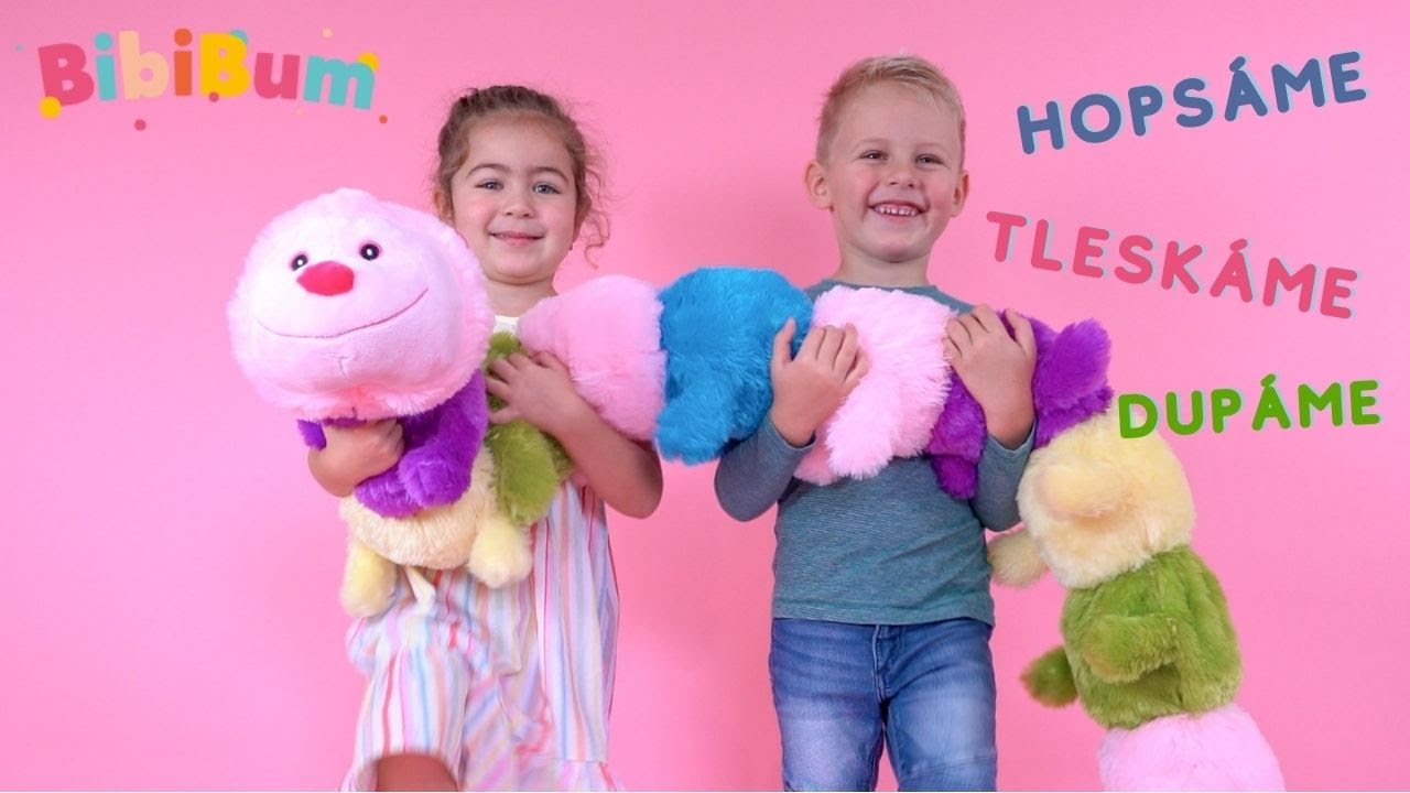 BibiBum - Hops&aacute;me tlesk&aacute;me dup&aacute;me - P&iacute;sničky pro děti (Kids Nursery Rhymes)
