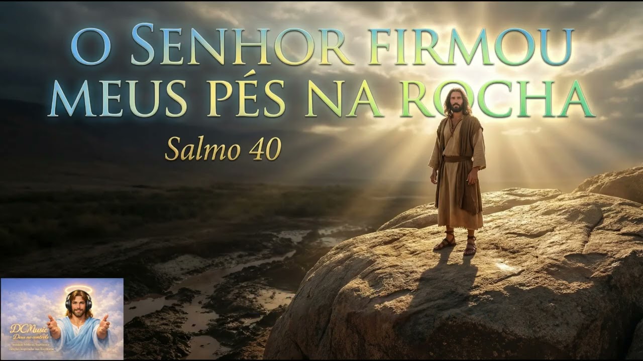O SENHOR FIRMOU MEUS PÉS NA ROCHA   Salmo 40