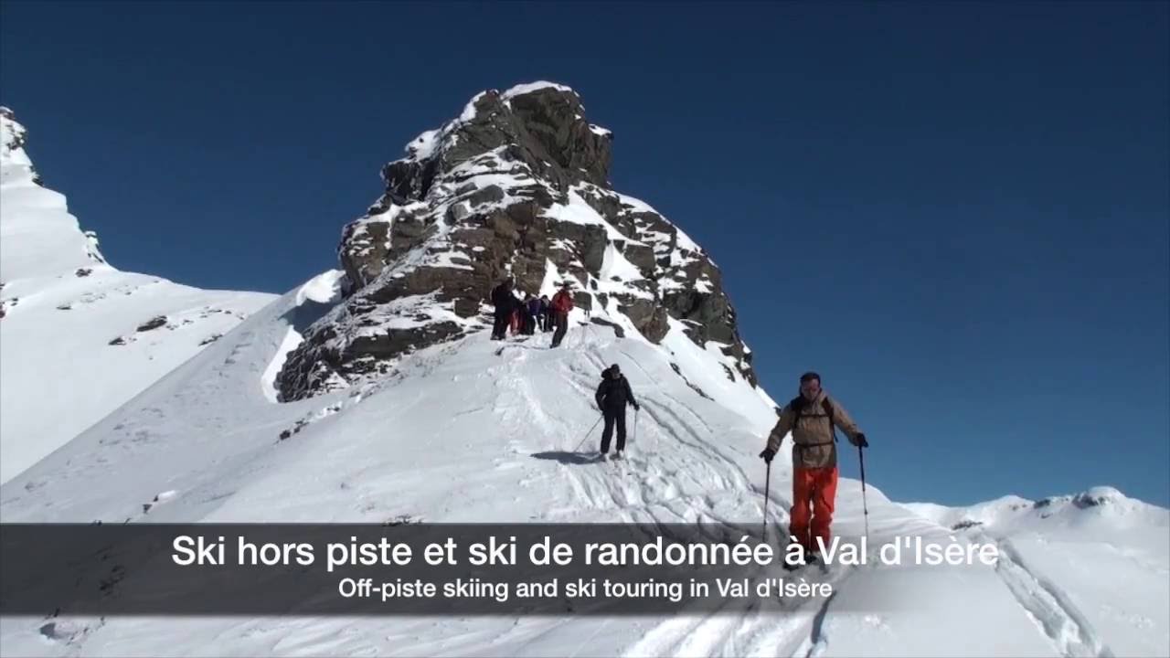 Video - Ski hors piste et ski de randonnée à Val d'Isère