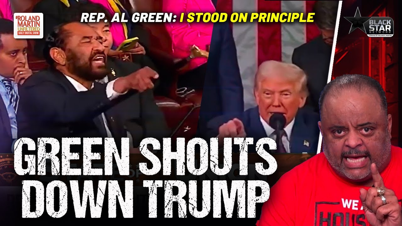Rep. Al Green SHOUTS DOWN Donald Trump During Presidential Address: 