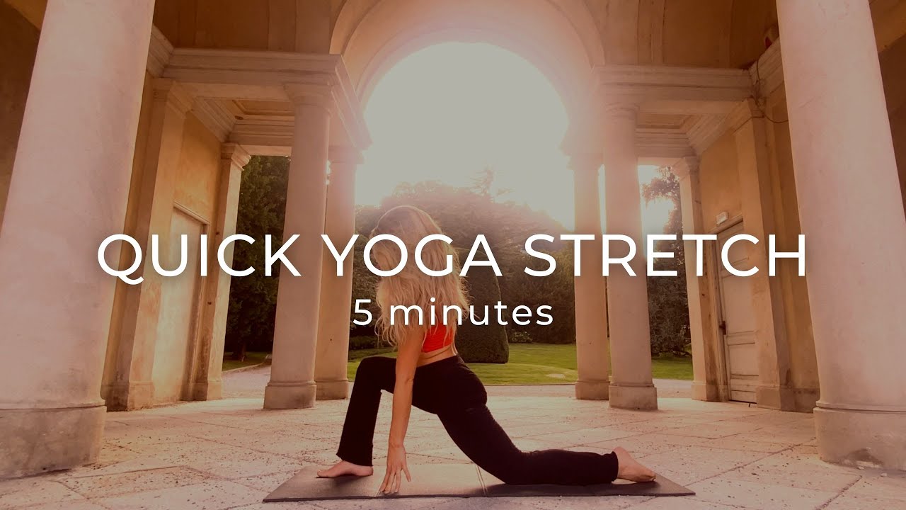 5 Min Yoga Stretch | Quick Yoga Session | Yoga by Nicole