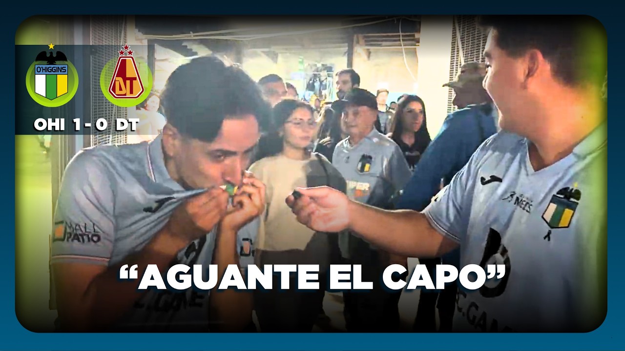 Los HINCHAS reaccionan al TRIUNFO de O´Higgins frente a Tolima