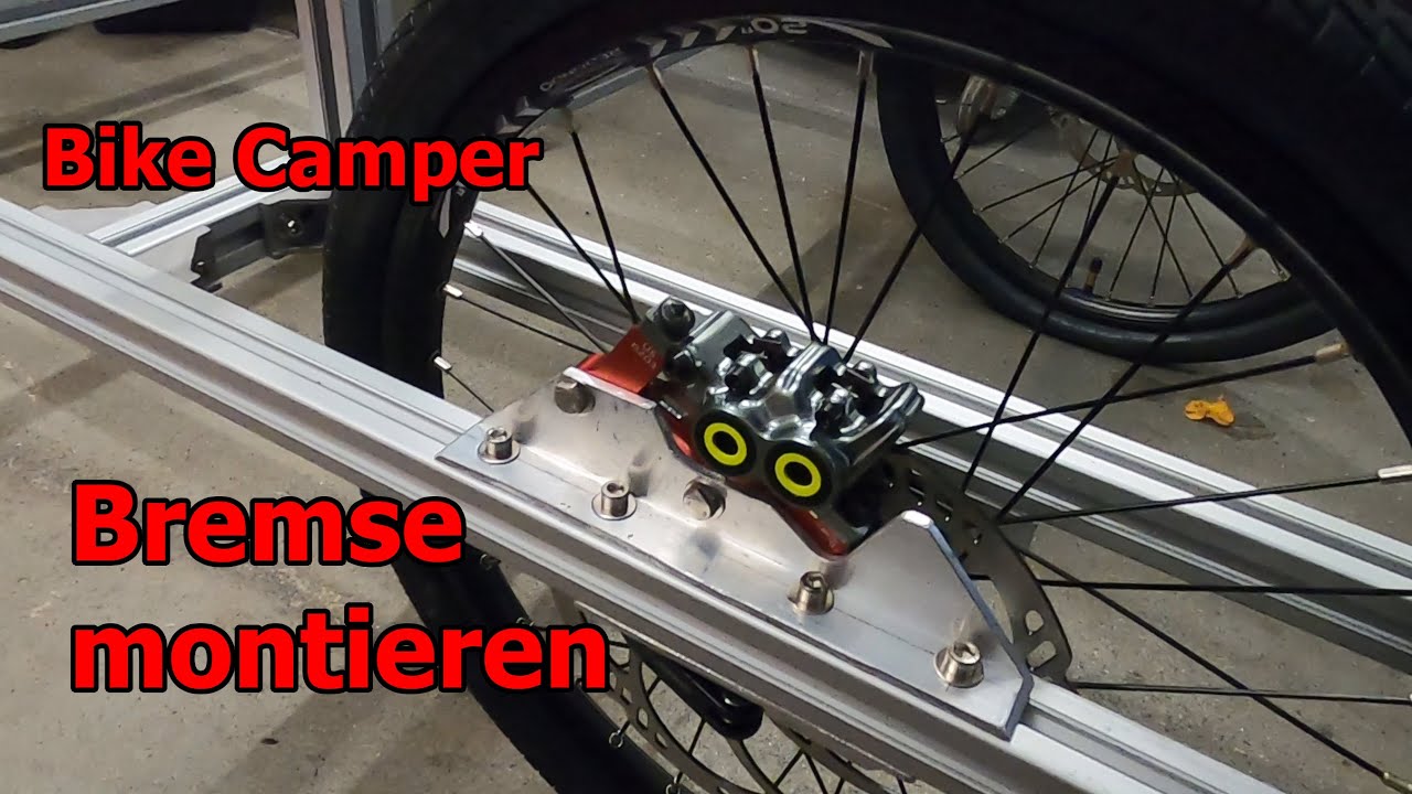 Ich baue einen Bike Camper | Bremsen montieren | Fahrradwohnwagen