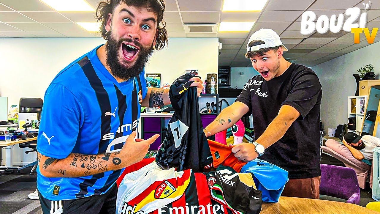 BATTLE DE MAILLOTS DE FOOT AVEC 2 FOOTX !