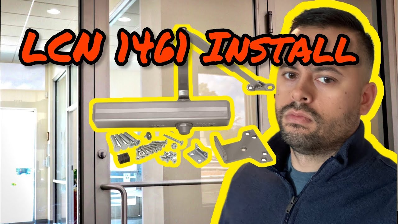 Установка коммерческого доводчика LCN 1461