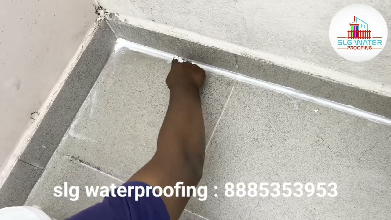 balcony waterproofing without removing tiles || tiles leakage solution || tile waterproofing