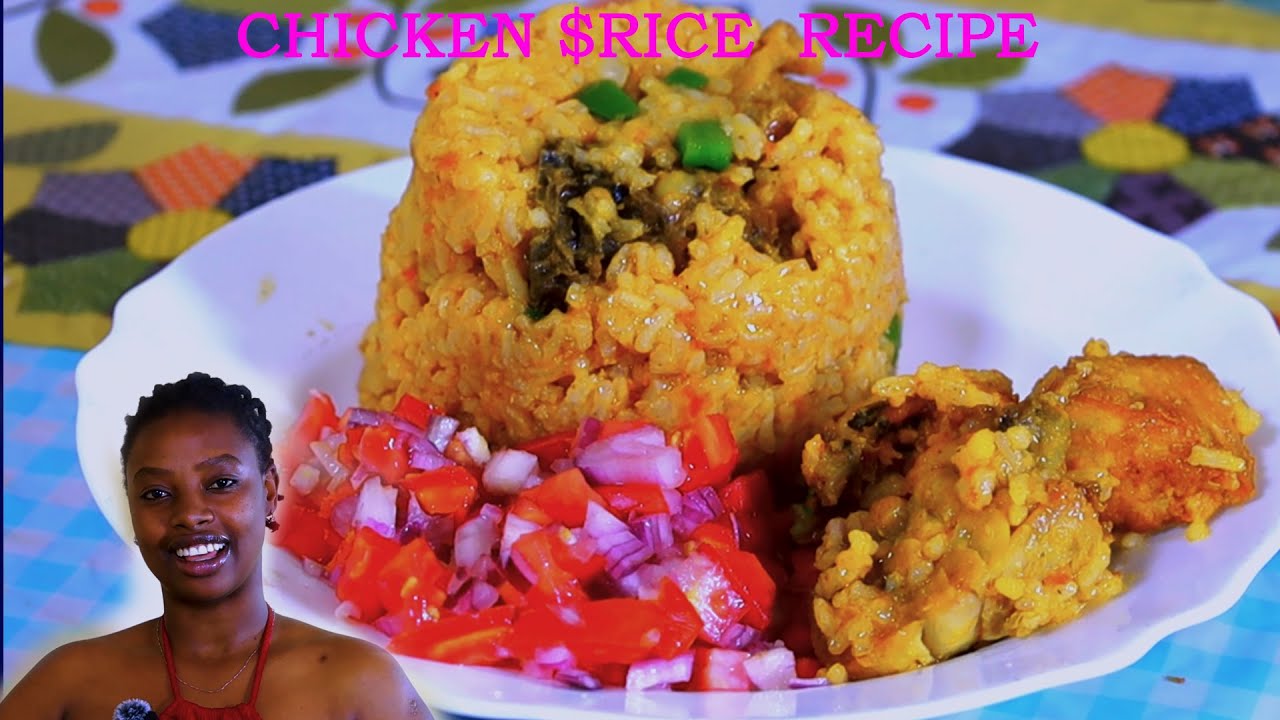 see how to cook rice and chicken | cooking rice tutorial| cooking chicken tutorial