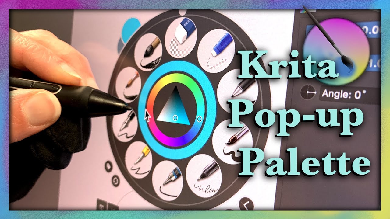 Krita Tutorial Part 2: Popup Palette