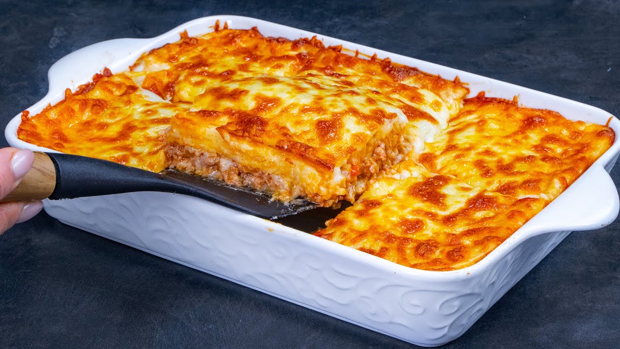 &iexcl;prepara t&uacute; tambi&eacute;n esta lasa&ntilde;a con espaguetis! - &iexcl;mucho m&aacute;s f&aacute;cil!