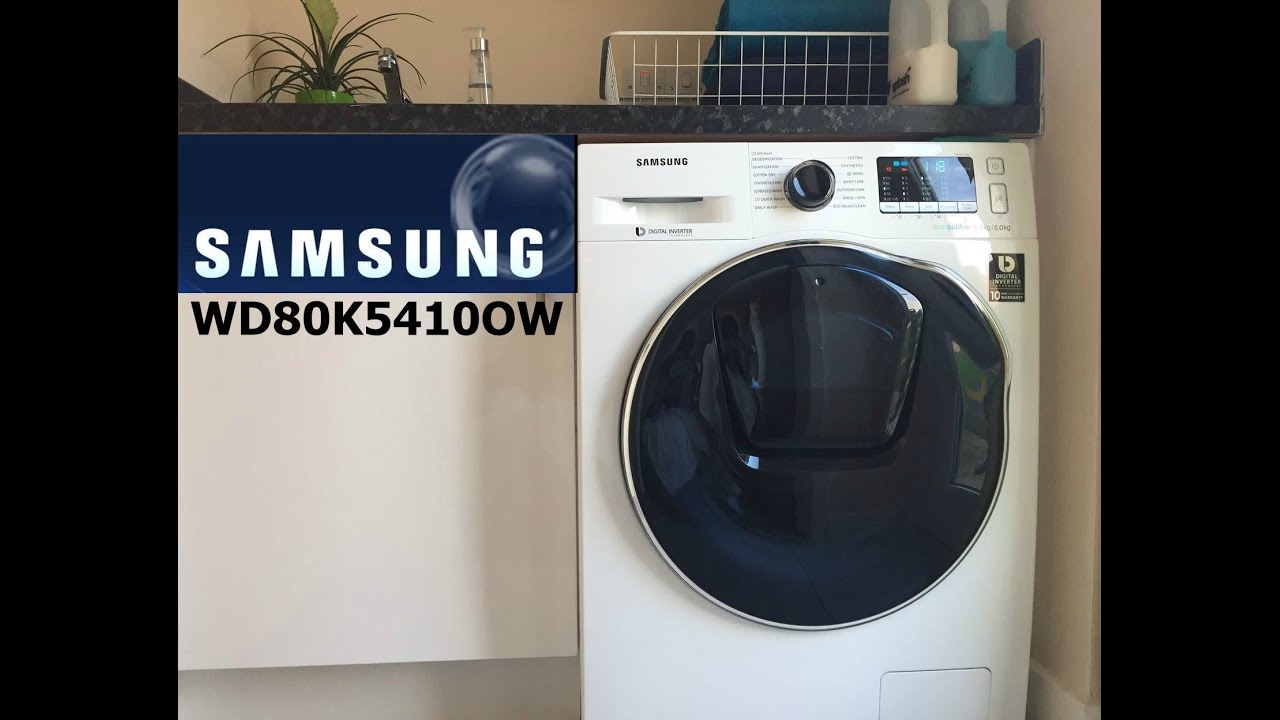 Samsung WD80K5410OW washer dryer
