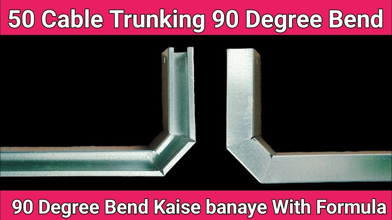 50 Cable Trunking 90 degree bend | Cable Trunki 90 degree bend √