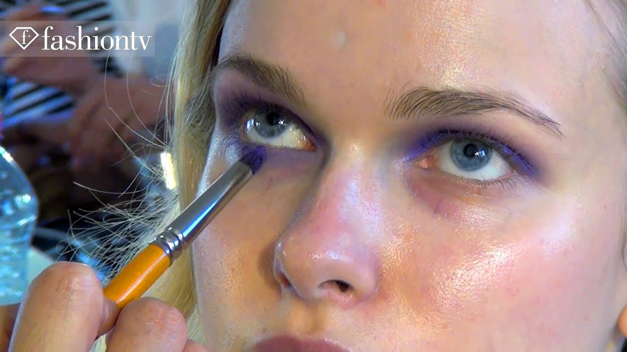 Cacharel Hair & Makeup Backstage - Paris Fashion Week Spring 2012 PFW | FashionTV - FTV
